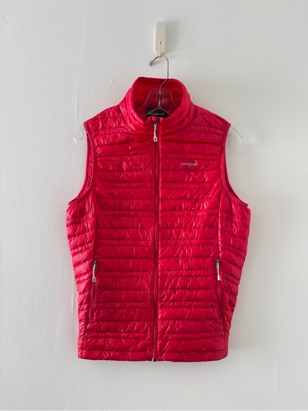 SzM Patagonia Bright Red Ultralight Down Vest